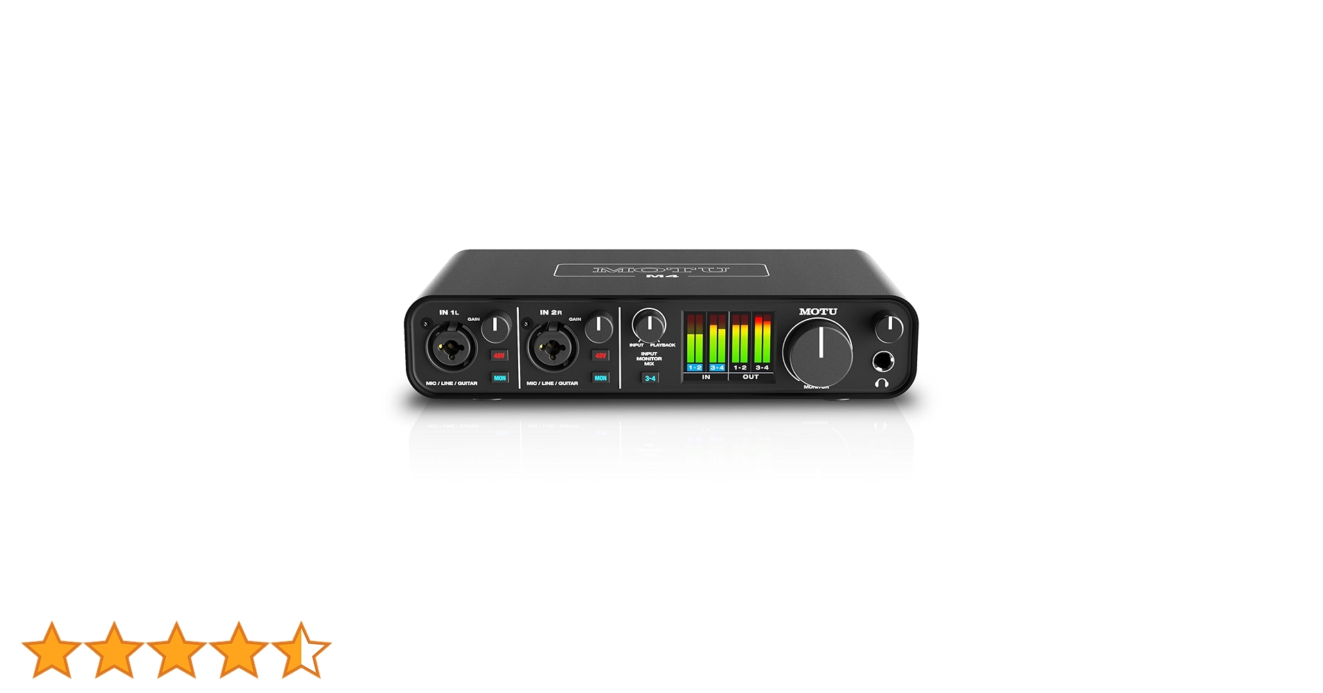 Amazon.co.jp: MOTU M4 4x4 USB-C オーディオインターフェース : 楽器